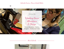 Tablet Screenshot of gabrielacouture.com
